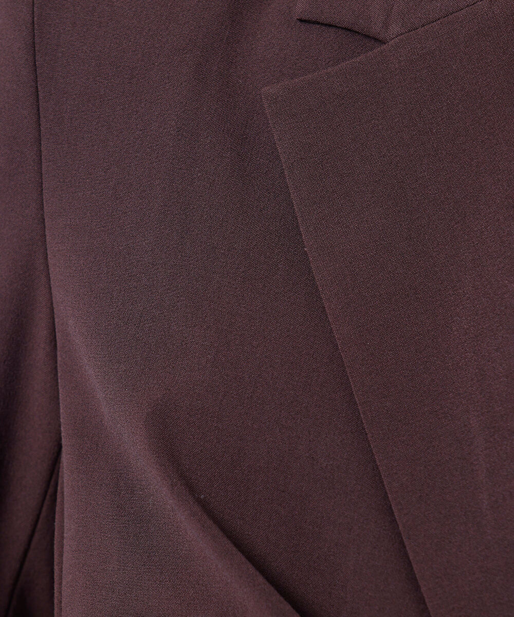 vestido blazer de alfaiataria feminino mindset marrom