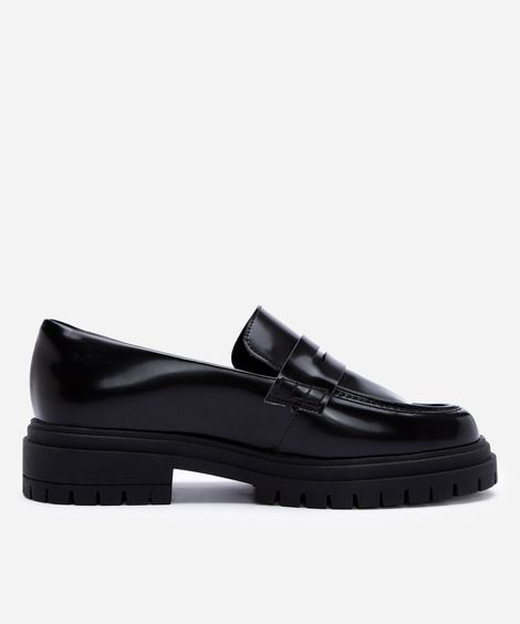 mocassim tratorado preto