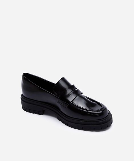 mocassim tratorado preto