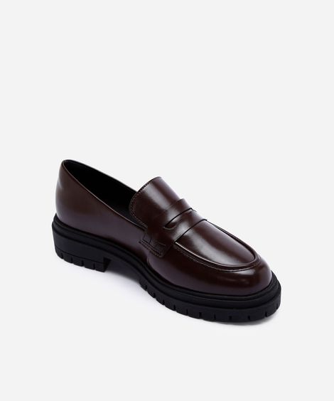 mocassim tratorado marrom