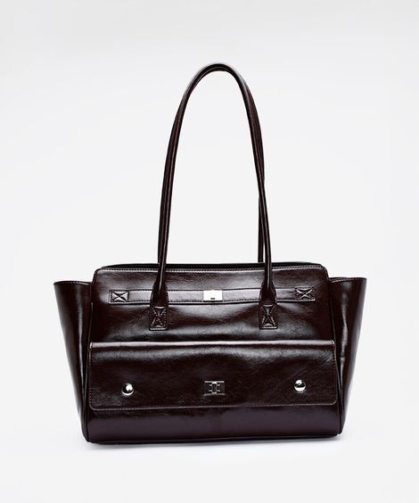 bolsa estruturada mindset marrom