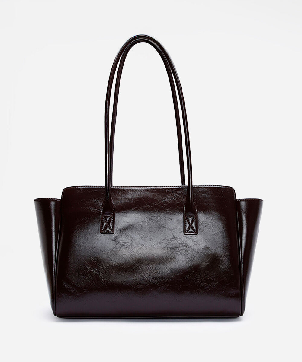 bolsa estruturada mindset marrom