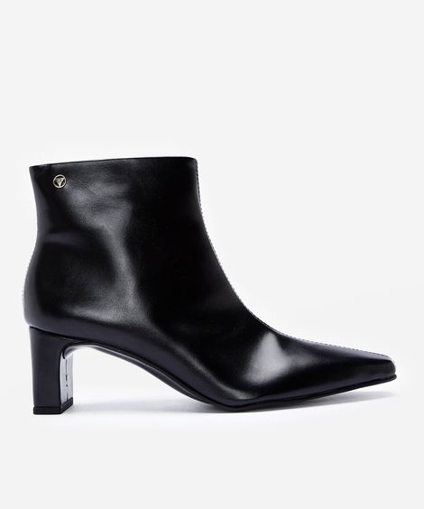 bota cano curto bico fino salto grosso via uno preta