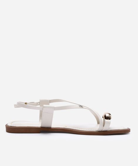 rasteirinha com aviamento oneself off white