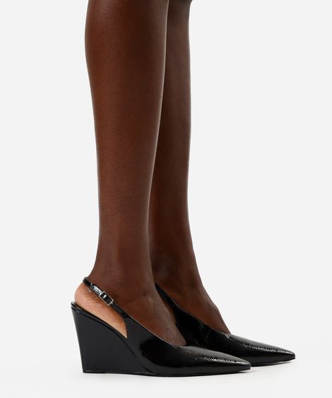 scarpin feminino salto anabela mindset preto