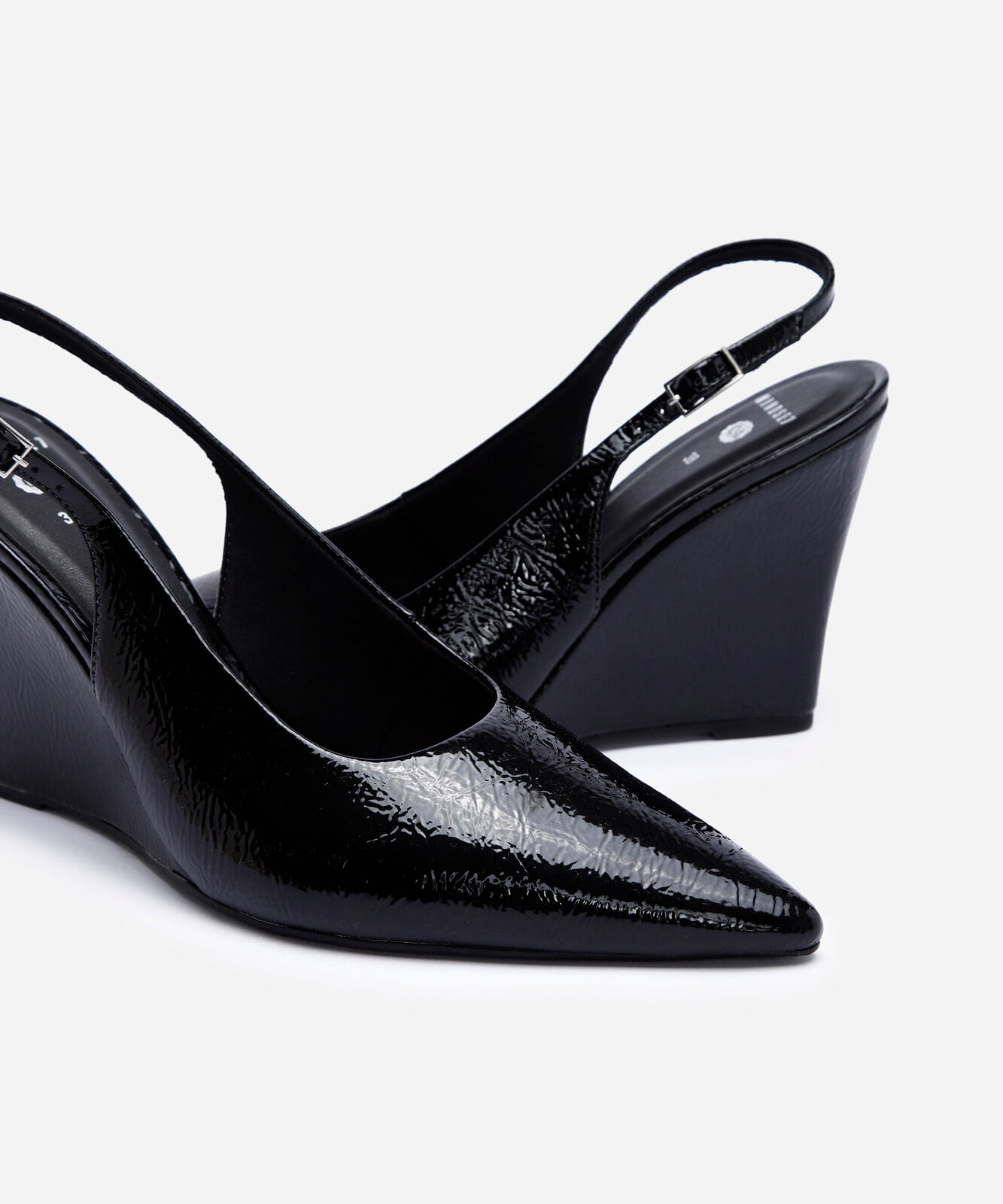 scarpin feminino salto anabela mindset preto