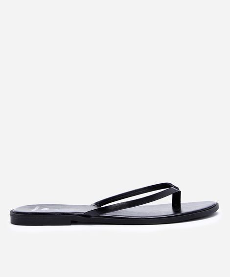 rasteirinha feminina tira fina mindset preto