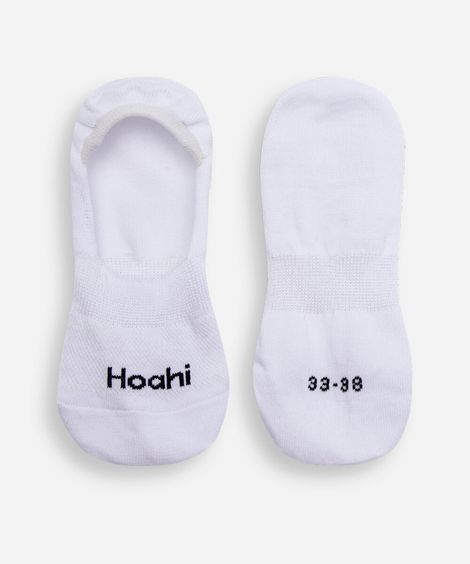 kit de 2 pares de meias invisíveis branco