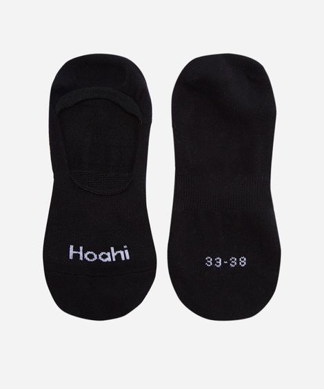 kit de 2 pares de meias invisíveis preto