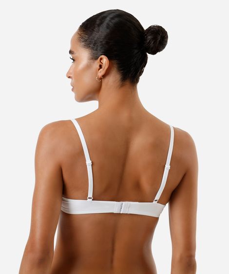 sutiã meia taça em microfibra sem bojo off white