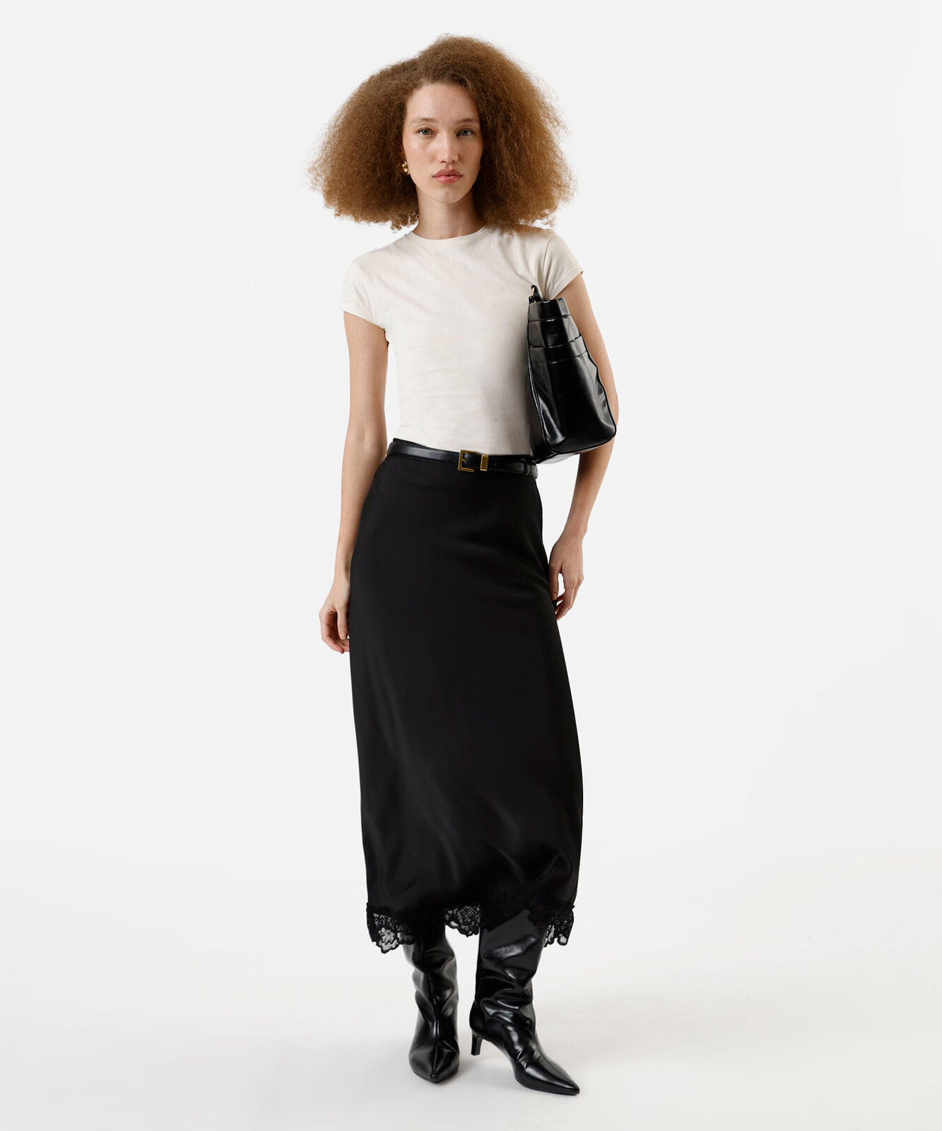 blusa básica feminina de algodão bege