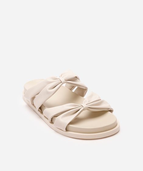 papete flatform feminina com amarração oneself off white