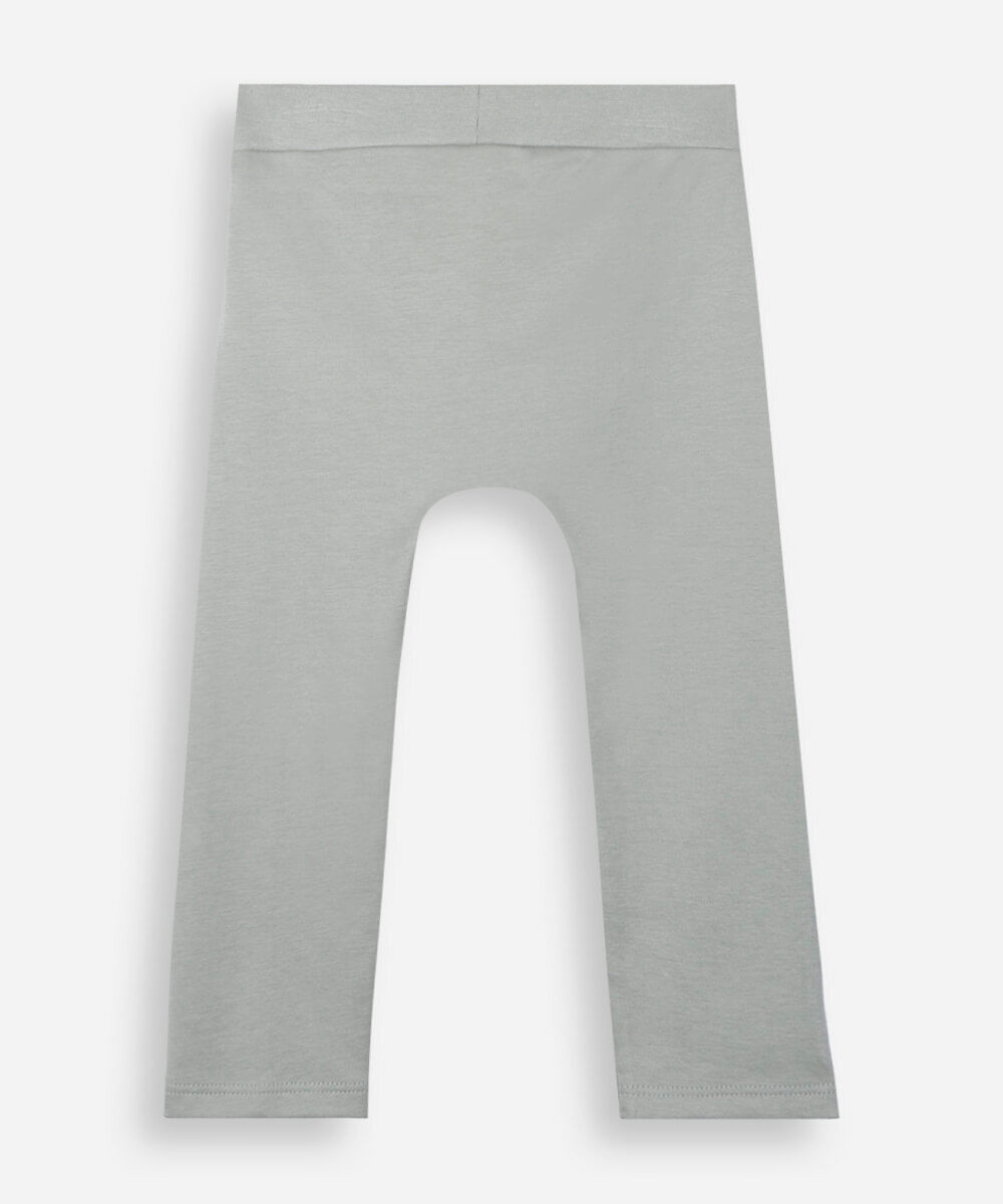 calça básica infantil de algodão verde
