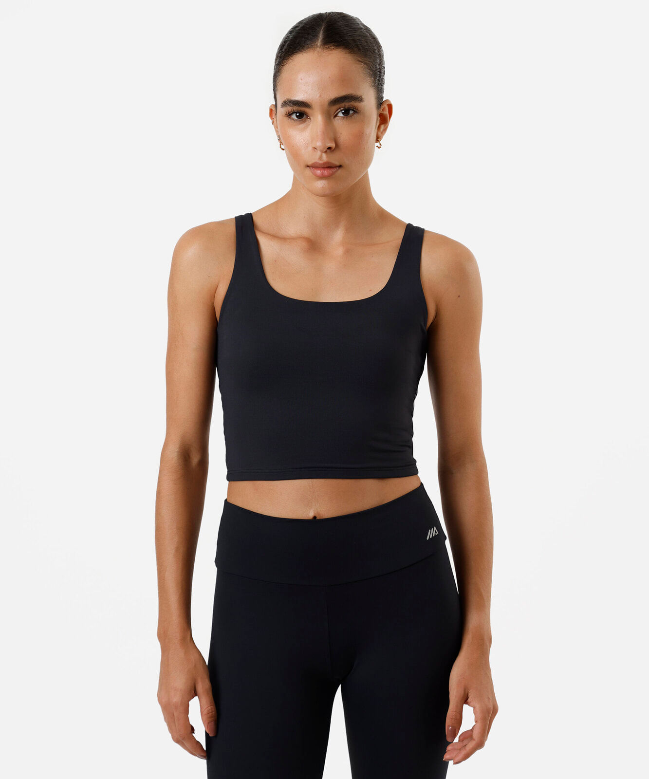 regata cropped feminina esportiva preta