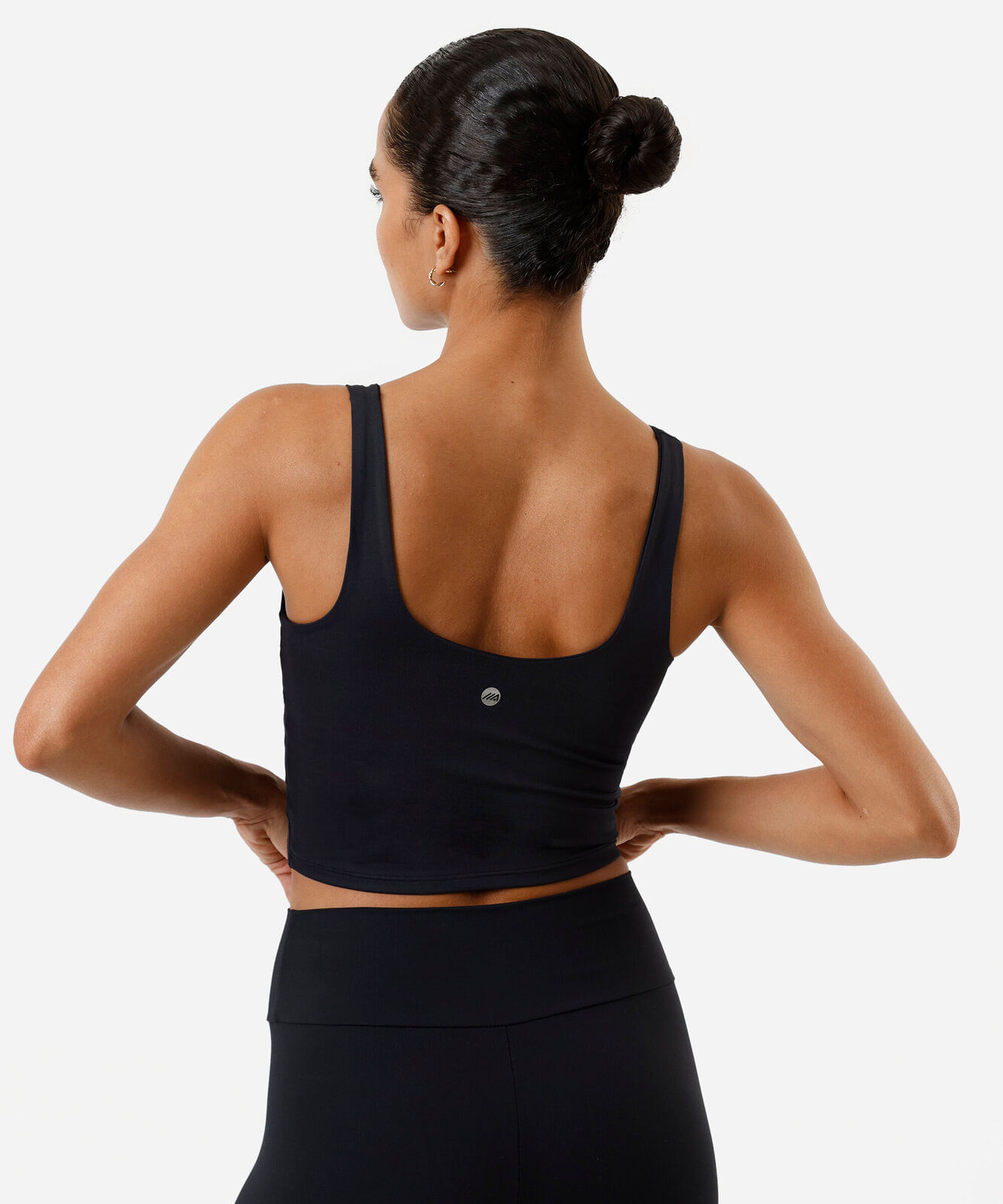 regata cropped feminina esportiva preta