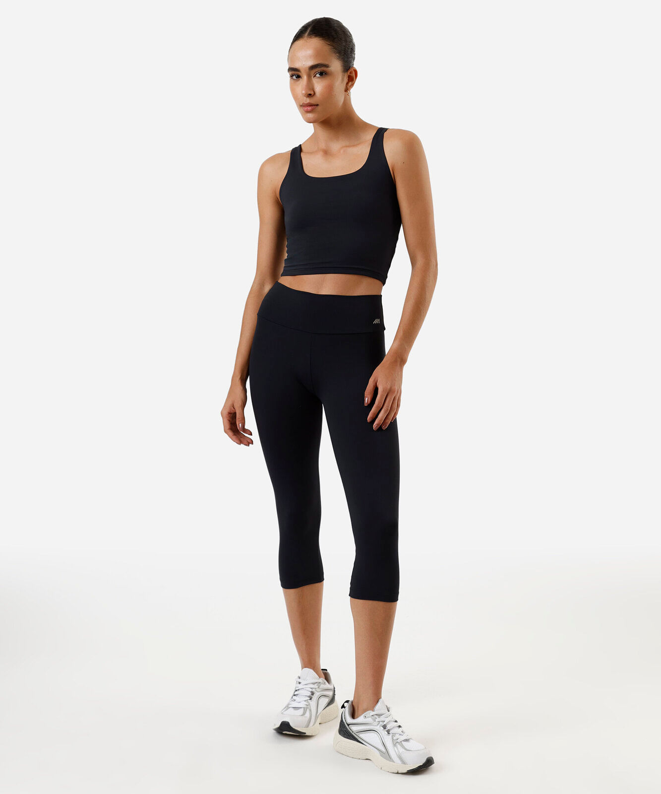 regata cropped feminina esportiva preta