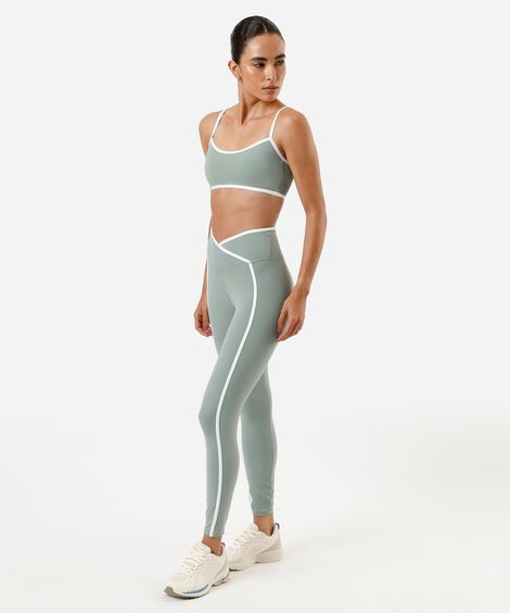 calça legging feminina esportiva verde