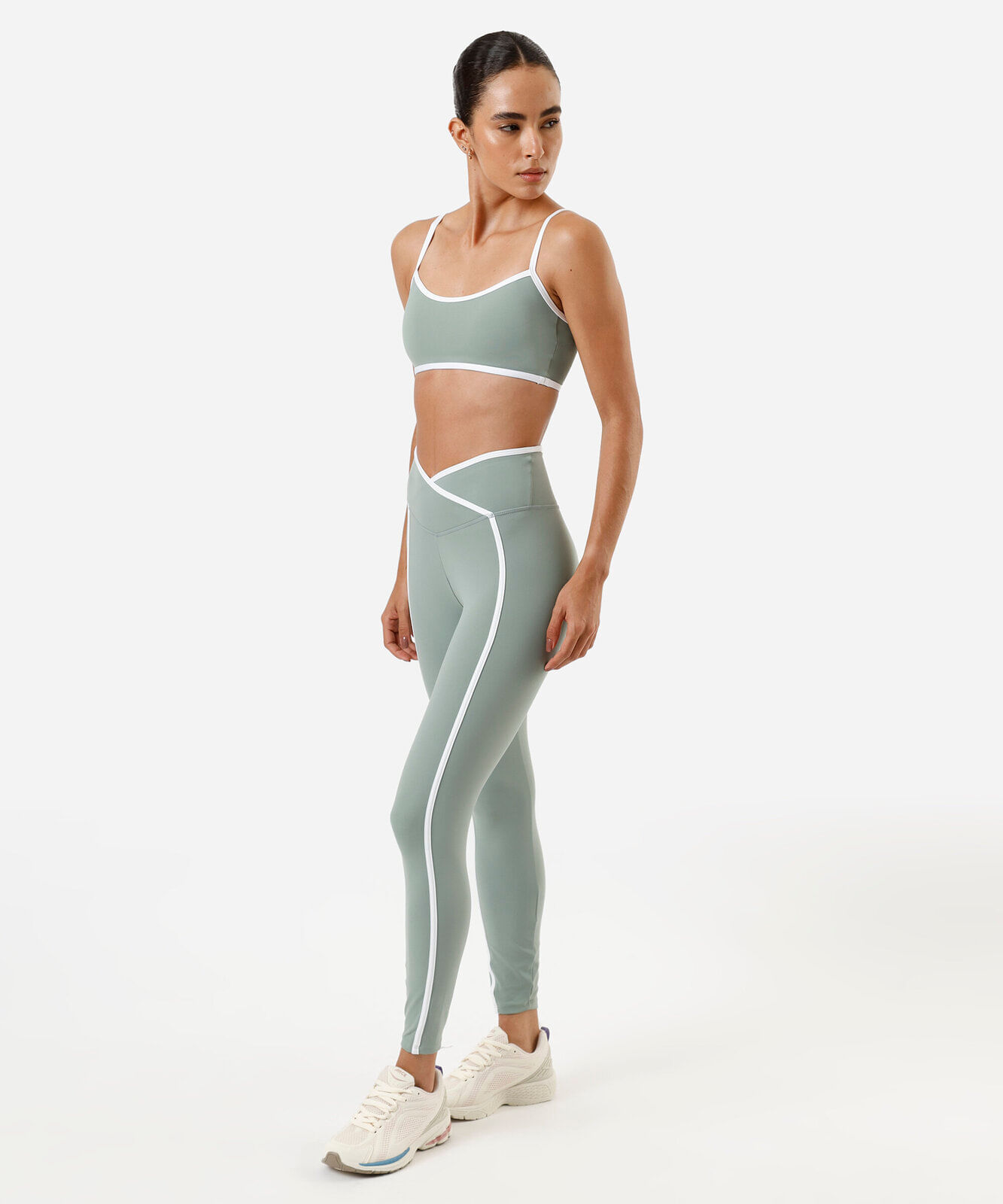 calça legging feminina esportiva verde