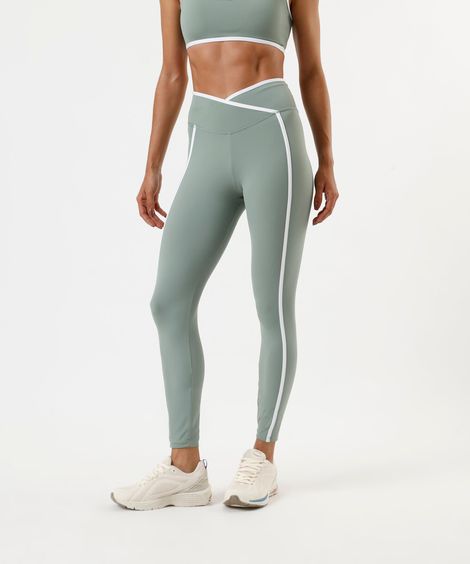 calça legging feminina esportiva verde