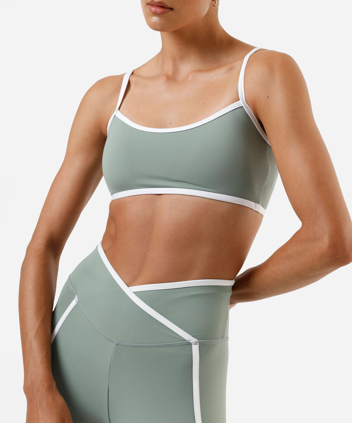 calça legging feminina esportiva verde