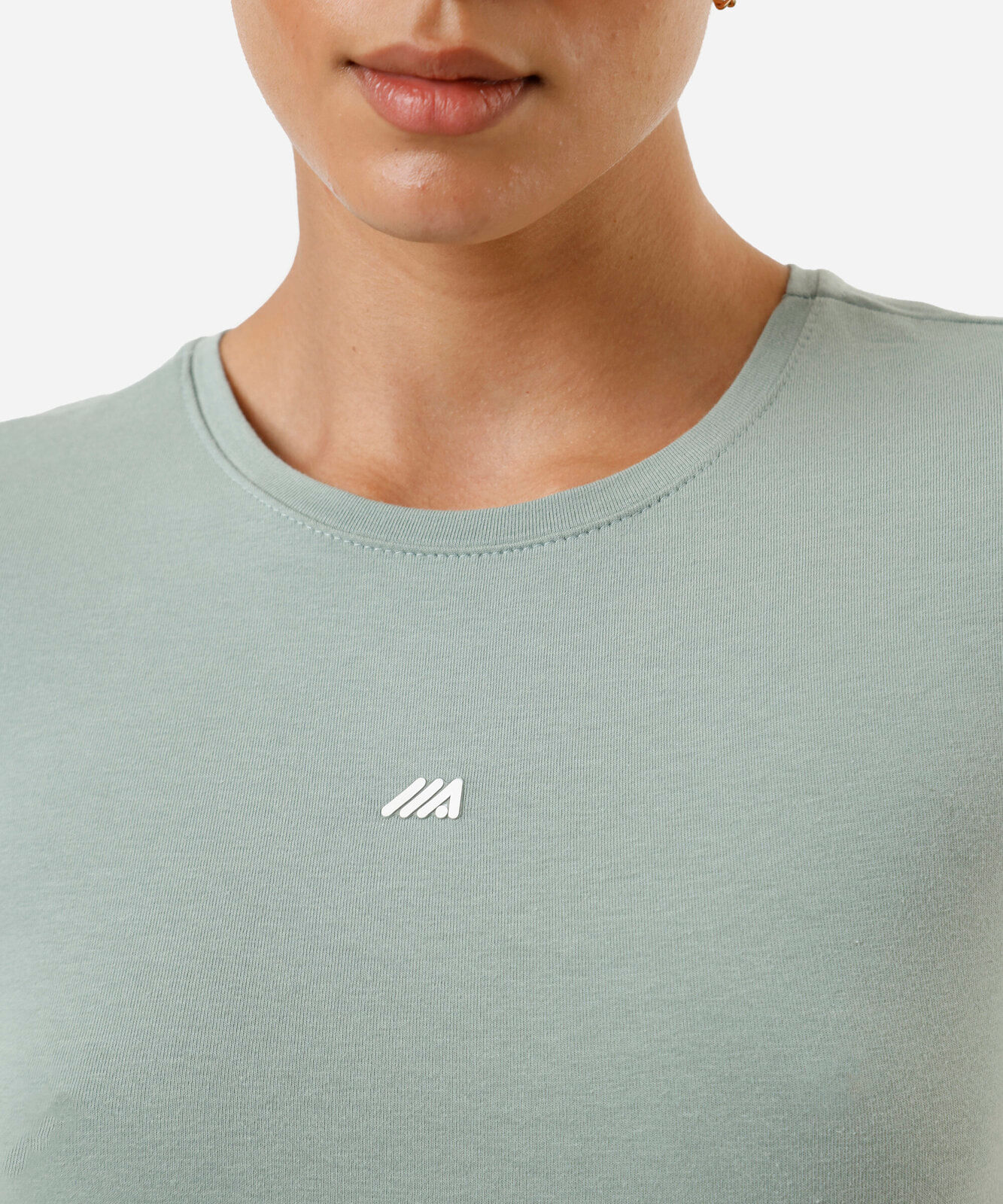 cropped feminino esportivo bicolor verde