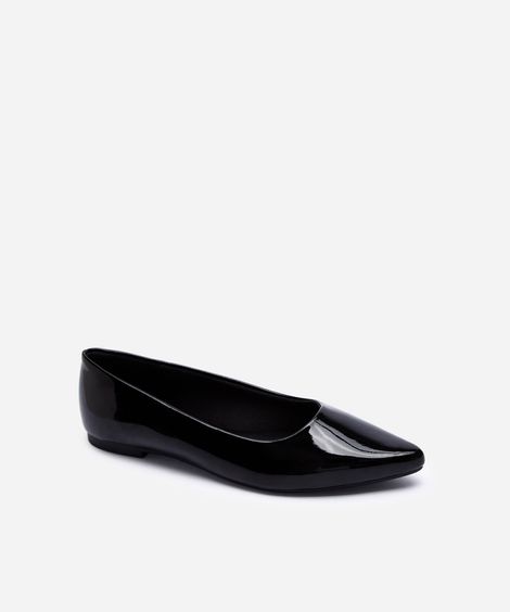 sapatilha bico fino preta