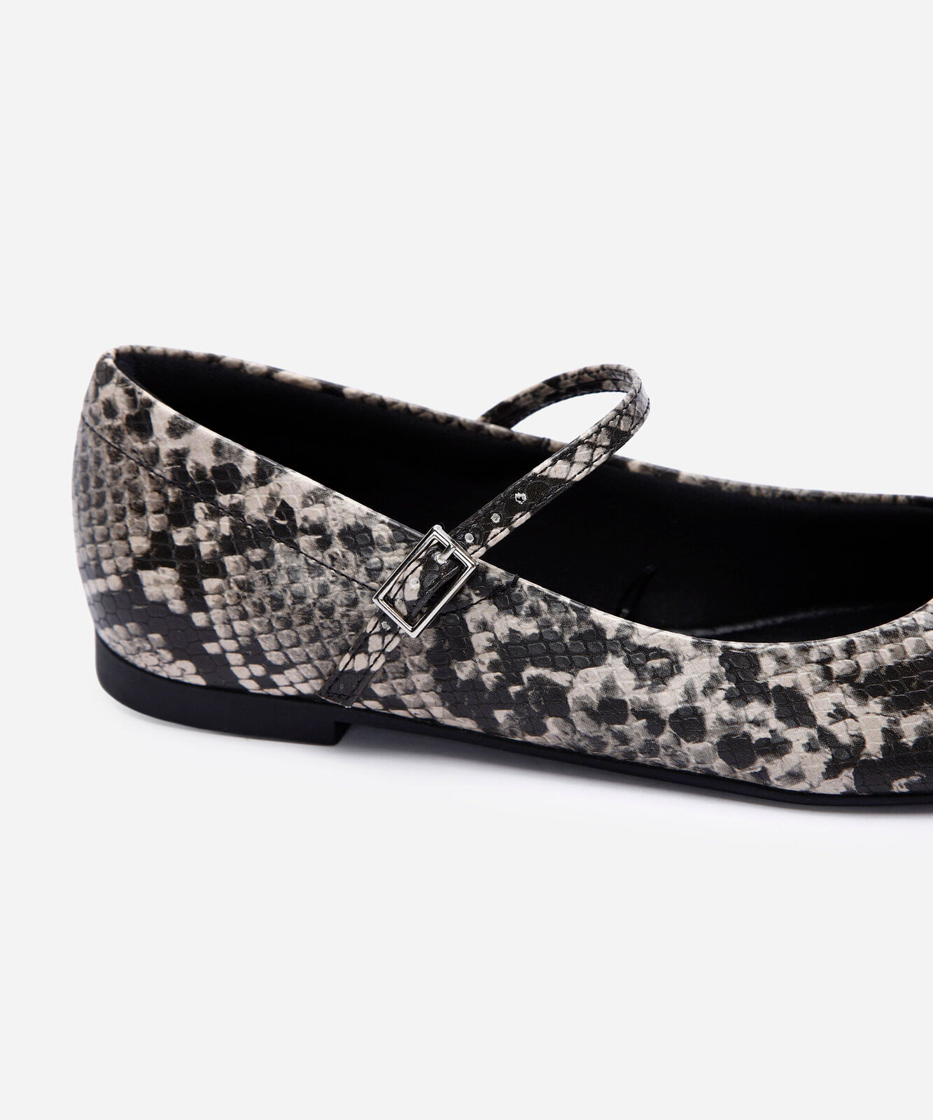 sapatilha boneca croco animal print cinza
