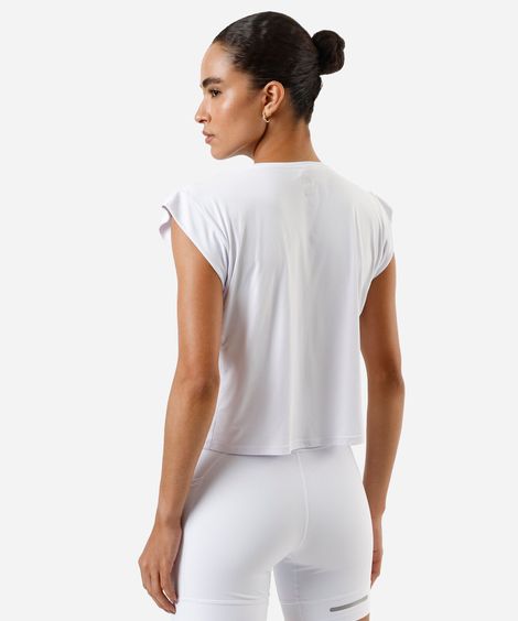 camiseta feminina muscle cea sports branca