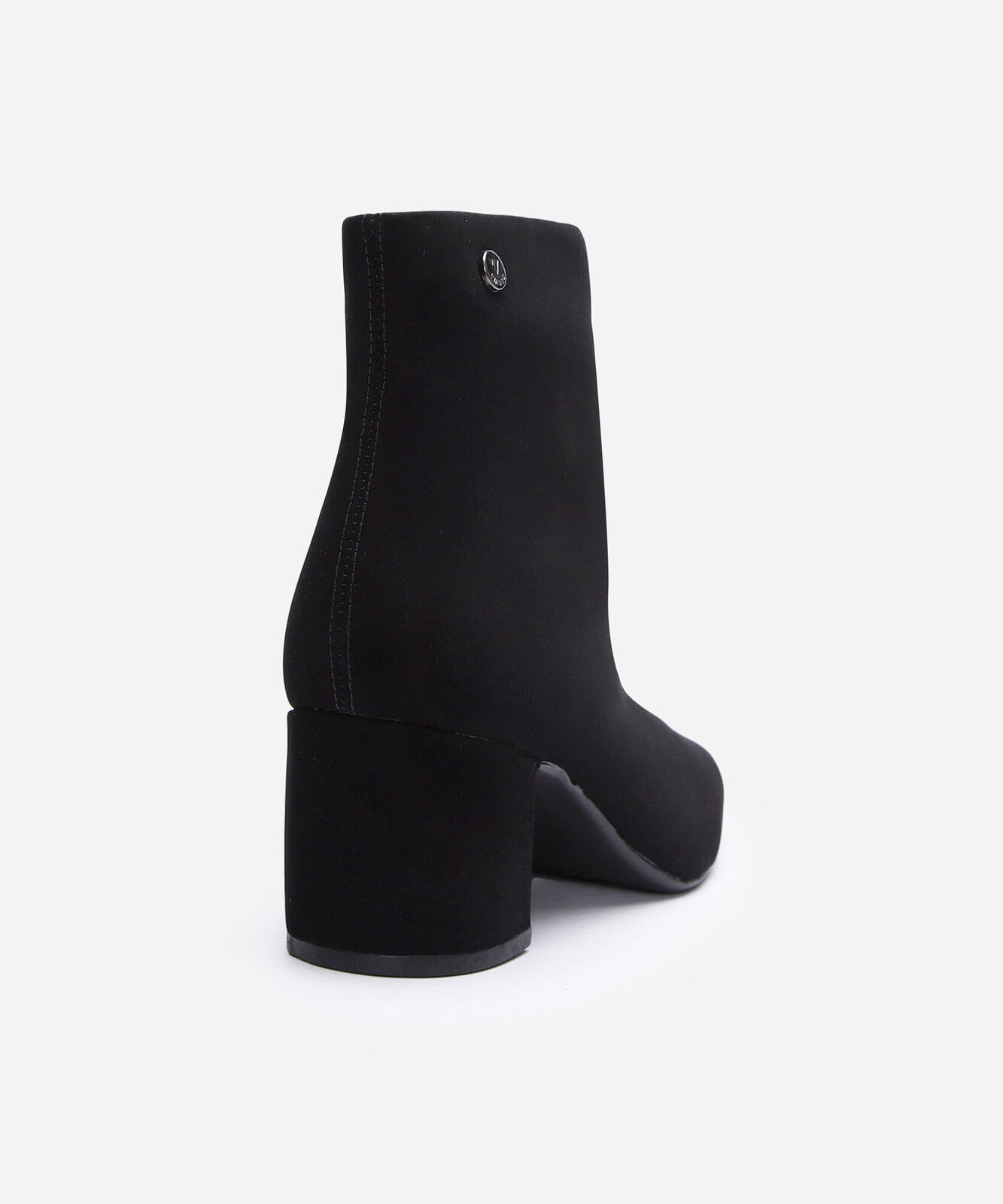 bota cano baixo salto médio via uno preto