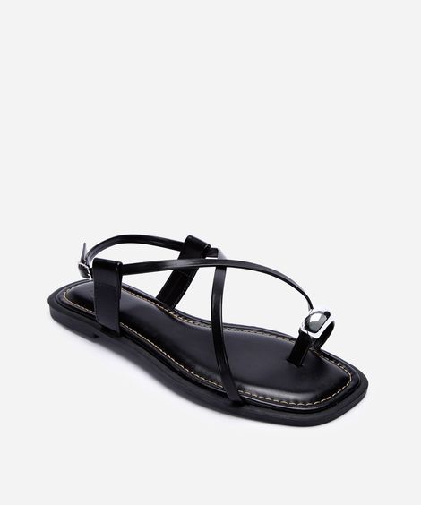 rasteirinha com aviamento oneself preta