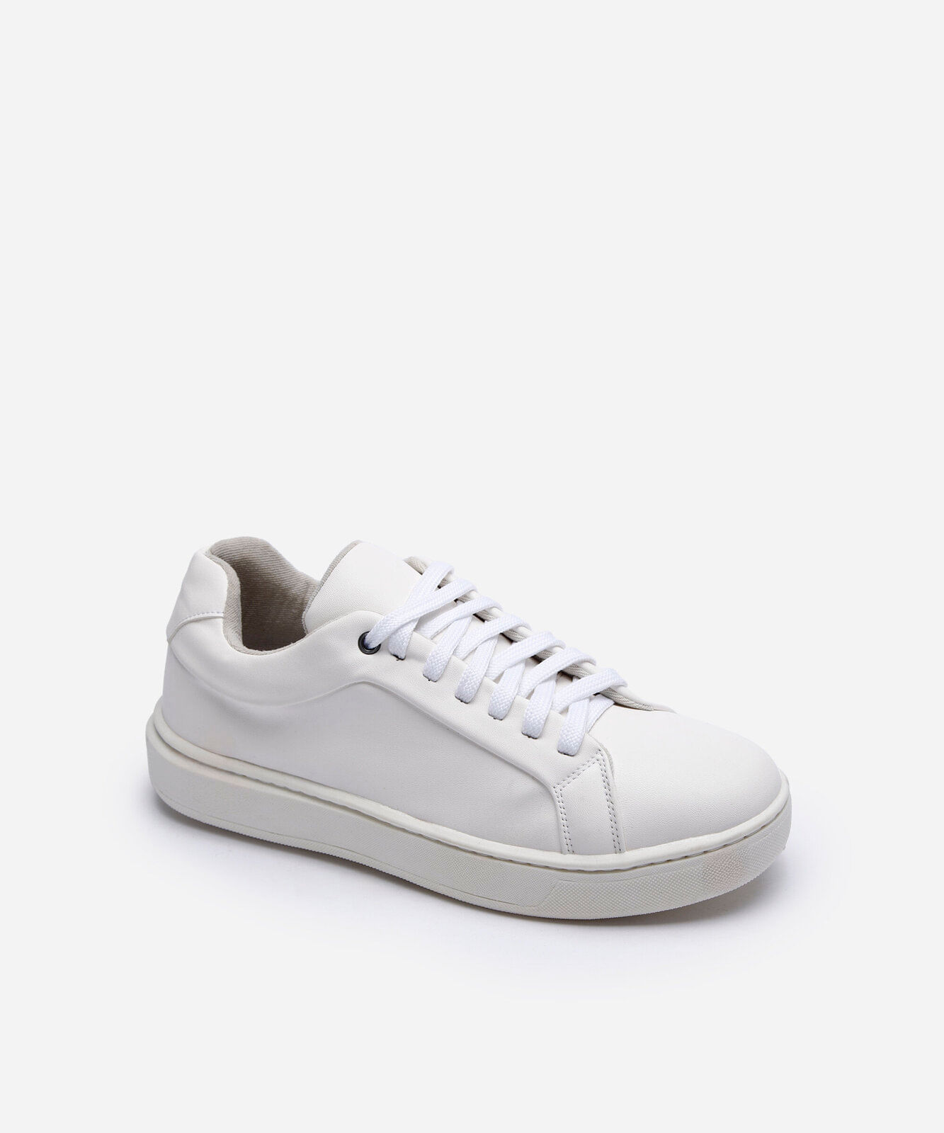 tênis casual cadarço elástico oneself branco