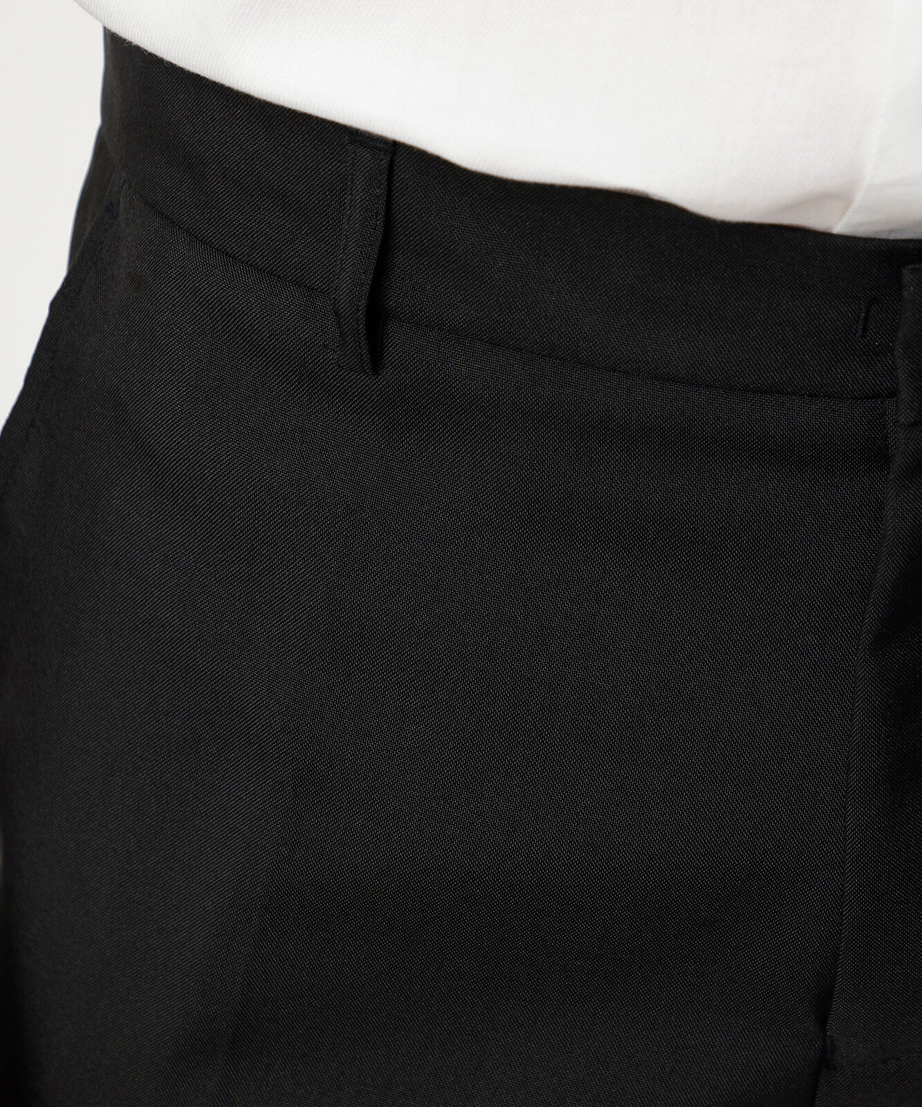 calça social reta de alfaiataria masculina preta