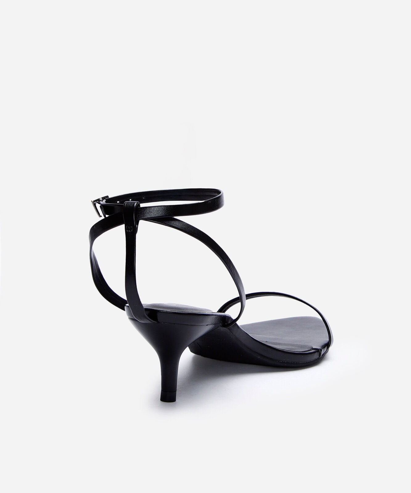 sandália feminina salto kitten heel oneself preta