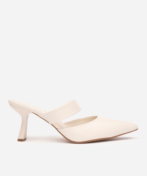 scarpin mule salto alto bico fino oneself off white