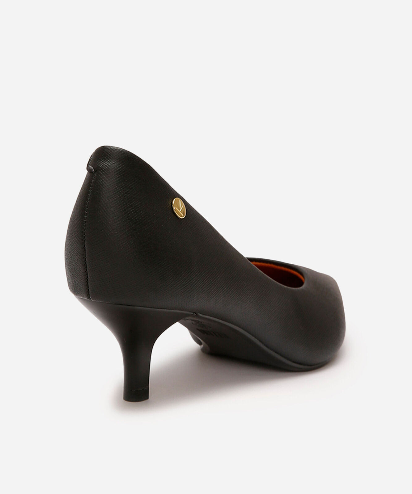 Scarpin Feminino Bico Fino Salto Médio Vizzano  Preto