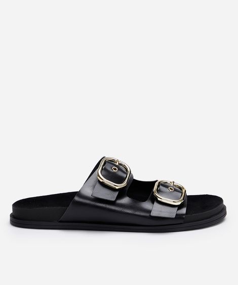 papete com fivelas texturizada oneself preta