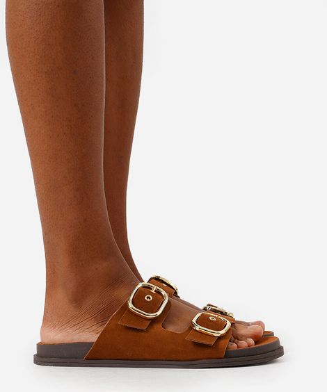 papete com fivelas texturizada oneself marrom