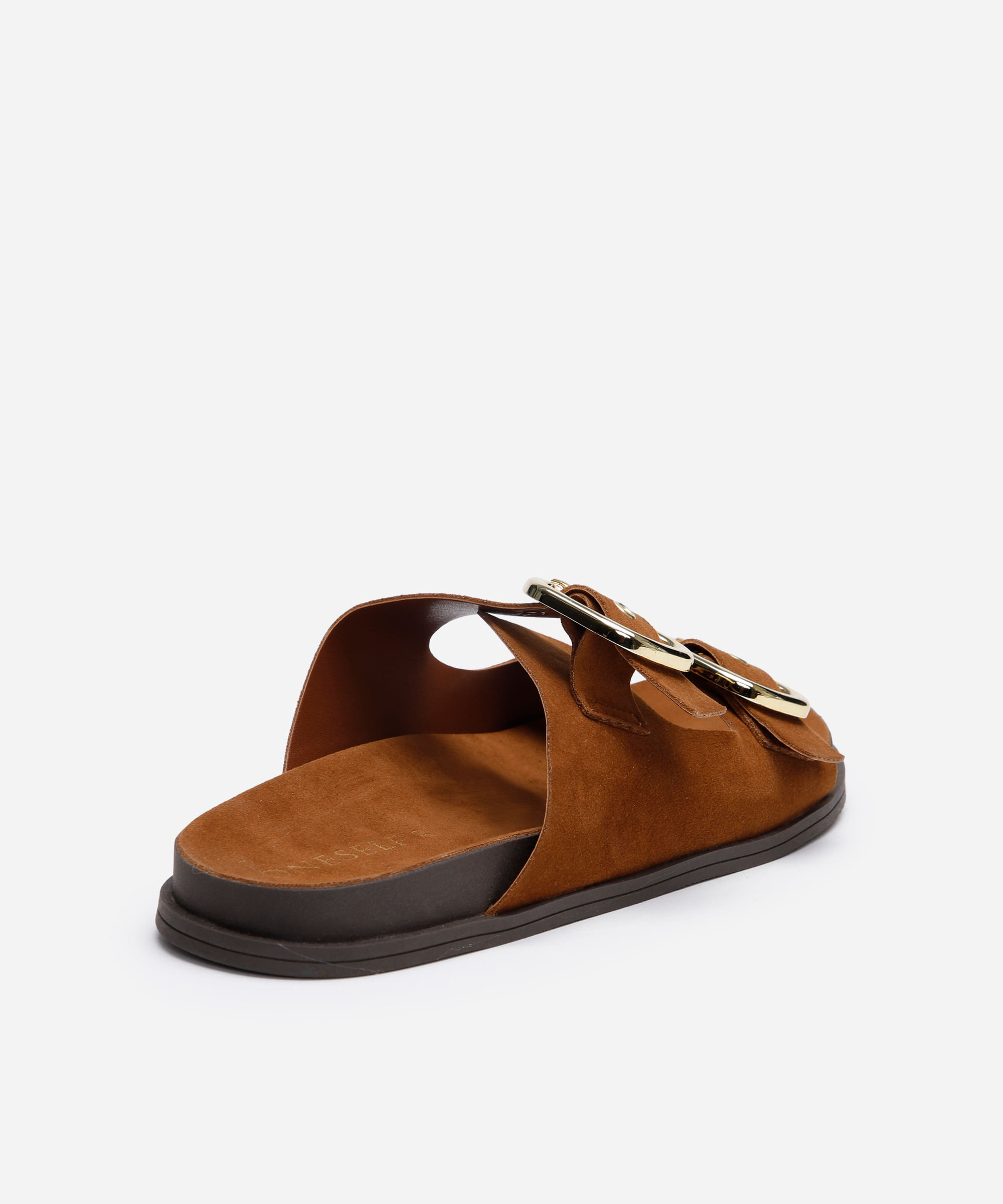 papete com fivelas texturizada oneself marrom