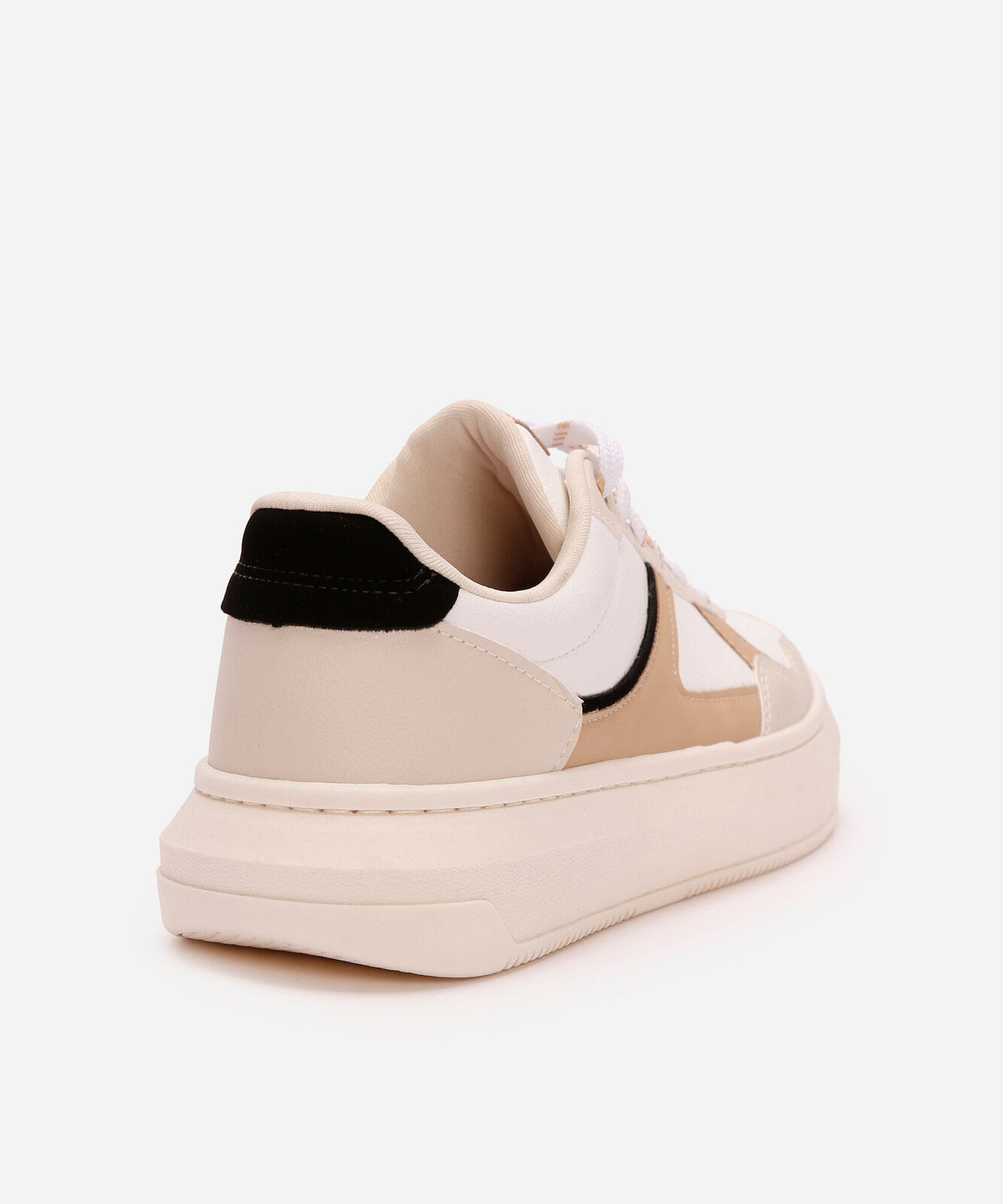 tênis flatform casual marrom