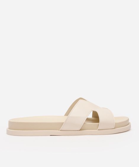 papete feminina com recortes oneself off white