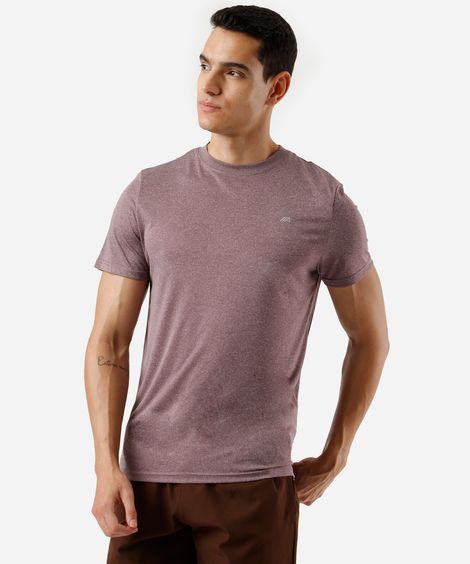 camiseta masculina esportiva roxa