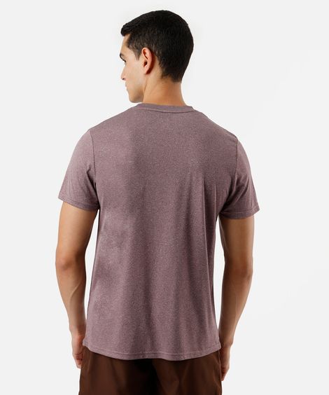 camiseta masculina esportiva roxa