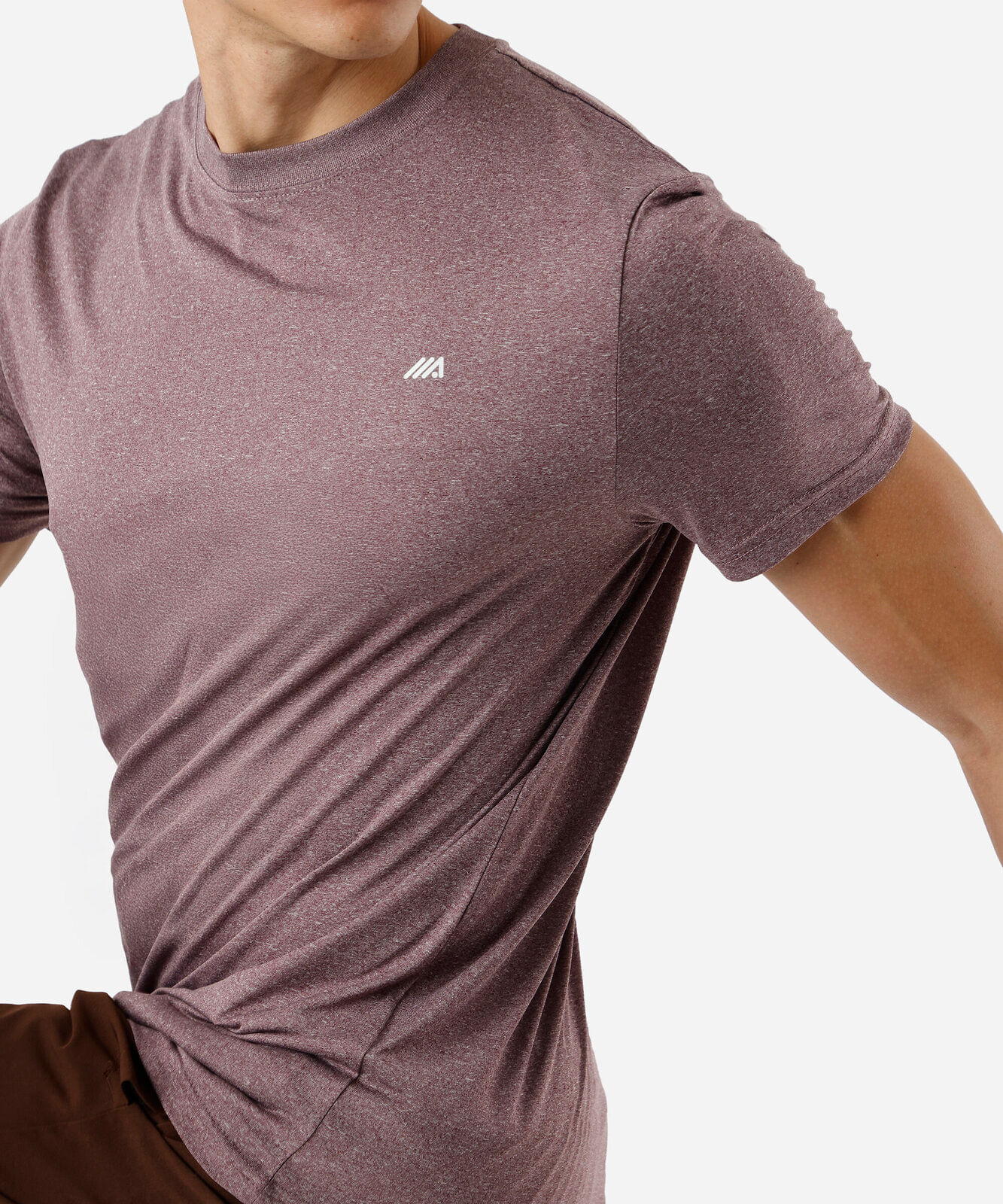 camiseta masculina esportiva roxa