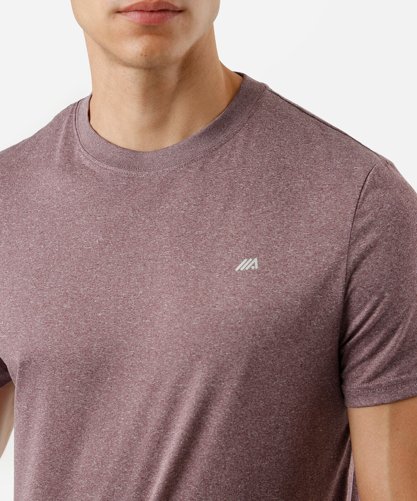 camiseta masculina esportiva roxa
