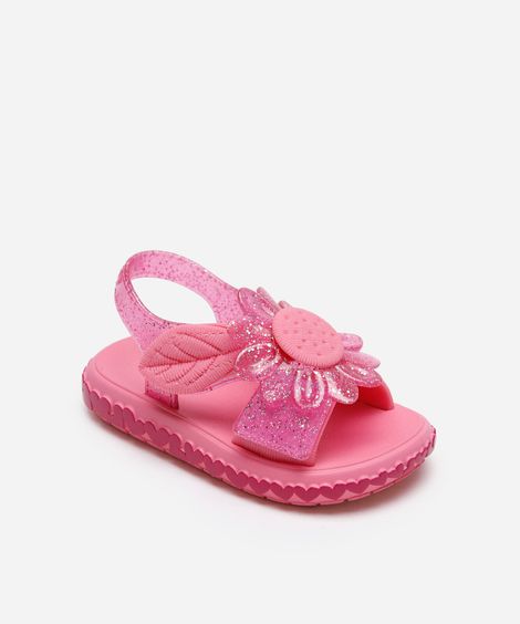 sandália infantil margarida zaxy rosa