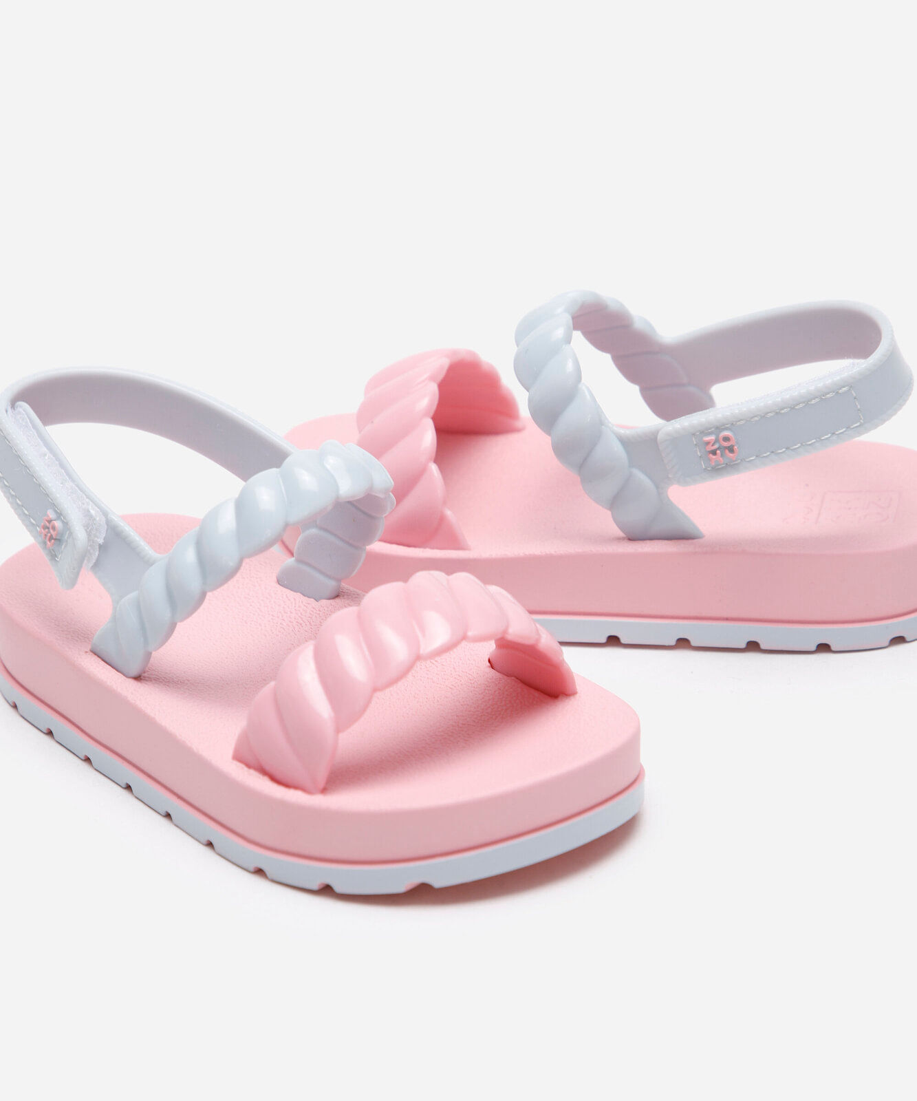 sandália infantil zaxynina grendene rosa