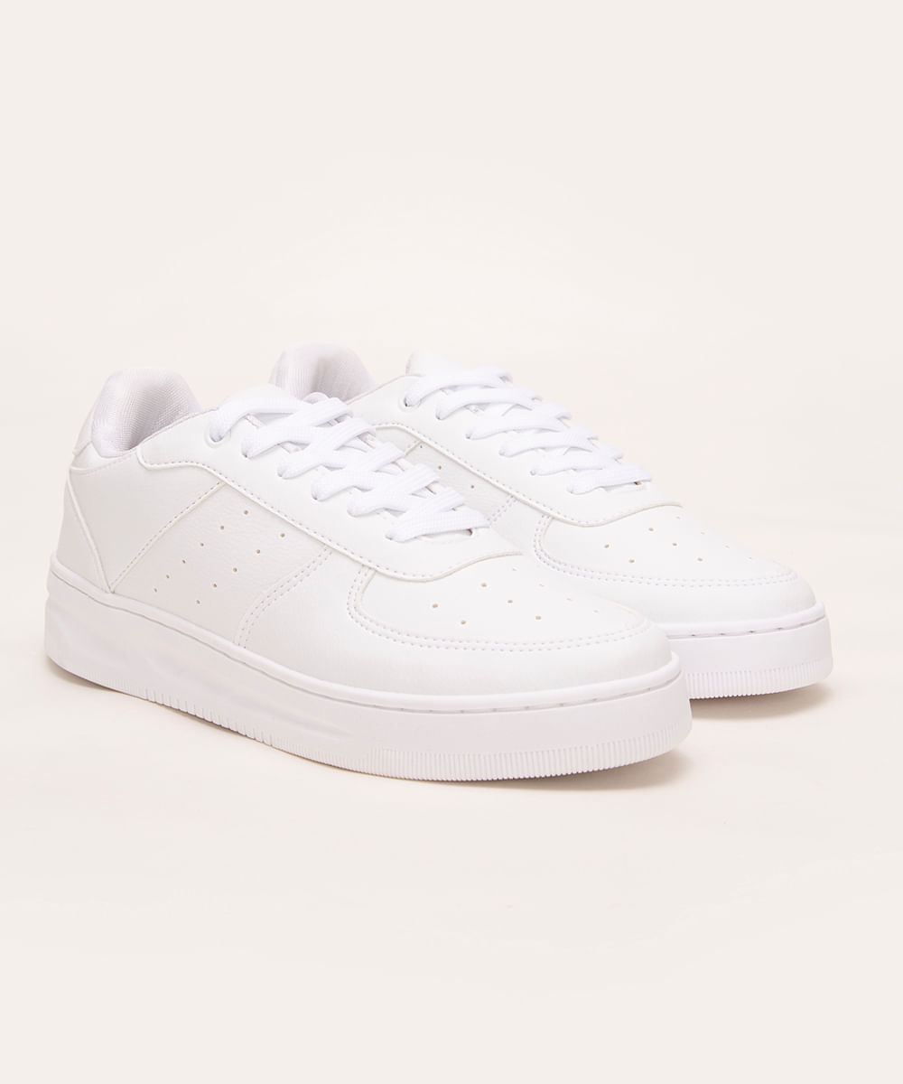 tênis casual cano baixo ace branco