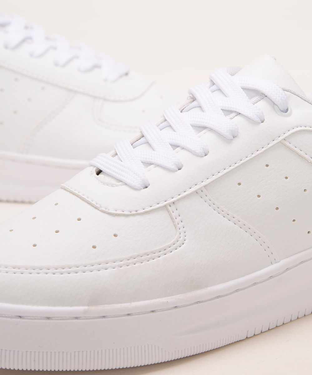 tênis casual cano baixo ace branco