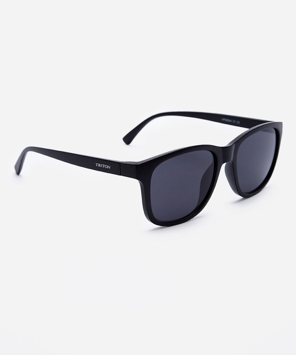 óculos de sol quadrado triton feminino preto
