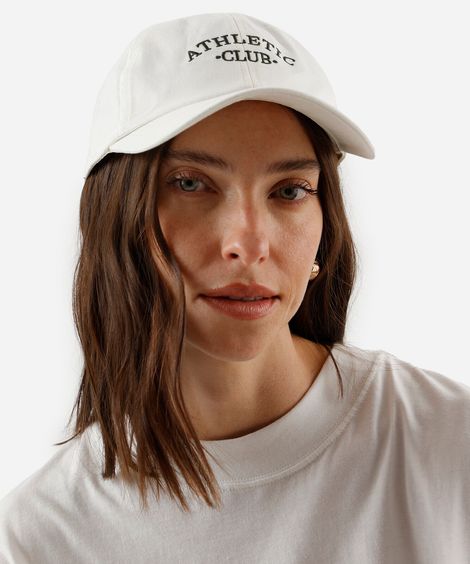 boné aba curva de sarja off white